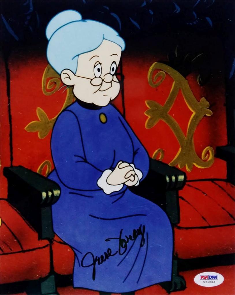 June Foray Signed Looney Tunes Granny 8x10 Photo PSA/DNA W52853 Auto Autograph