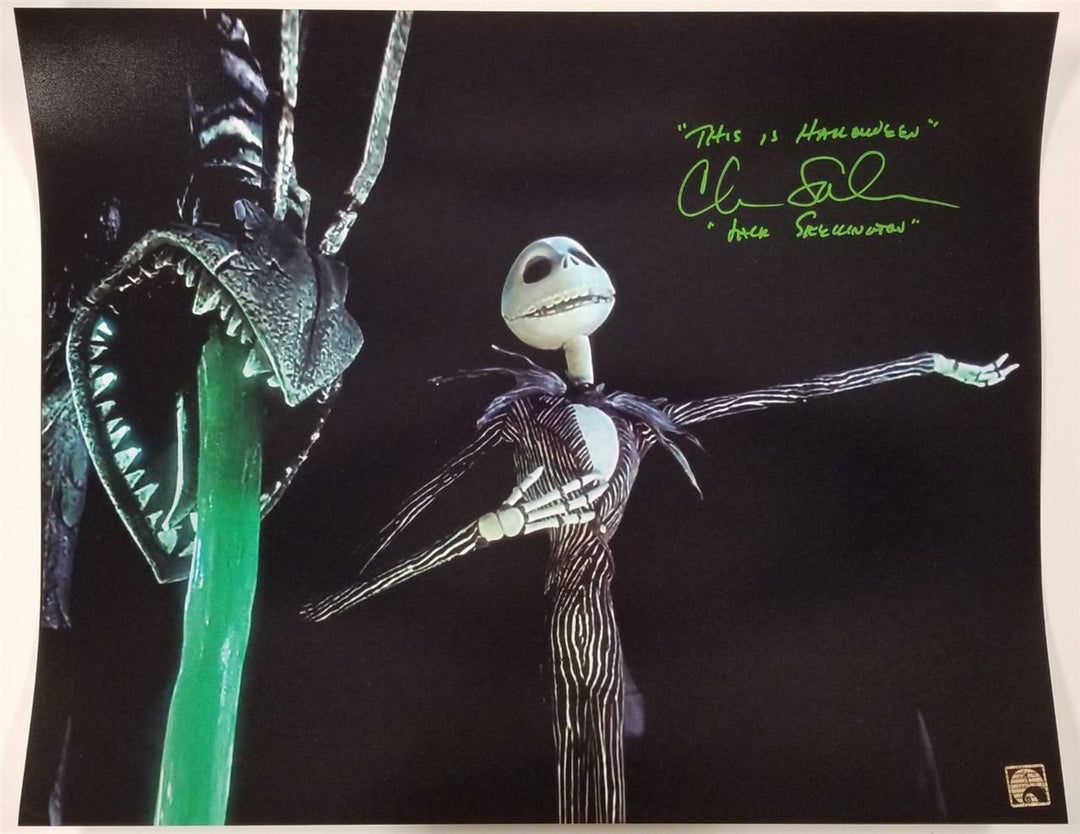 Chris Sarandon signed 16x20 Photo #1 Voice of Jack Skellington~ OC Nightmare COA