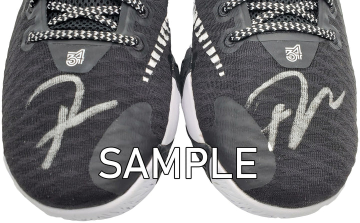 Giannis Antetokounmpo Signed Nike Immortality Shoes Size 15 BAS QR
