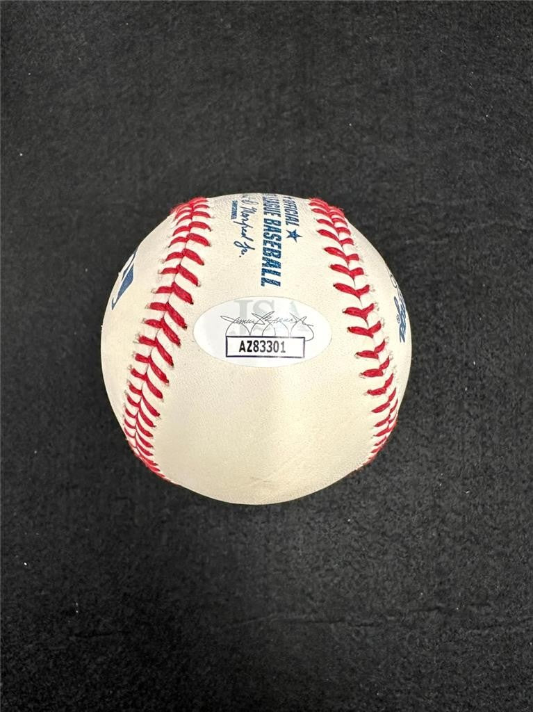Lance Bass signed MLB Baseball NSYNC singer autograph ~ JSA COA