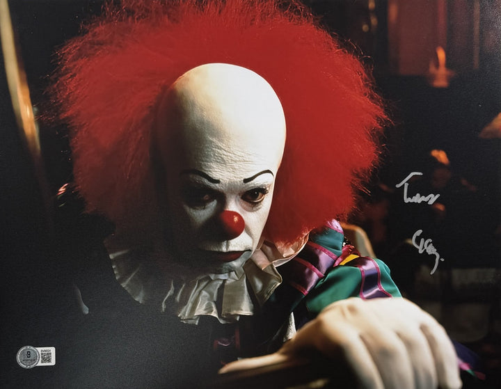 Tim Curry Autographed/Signed "IT" Movie 11x14 Photo Beckett 56315