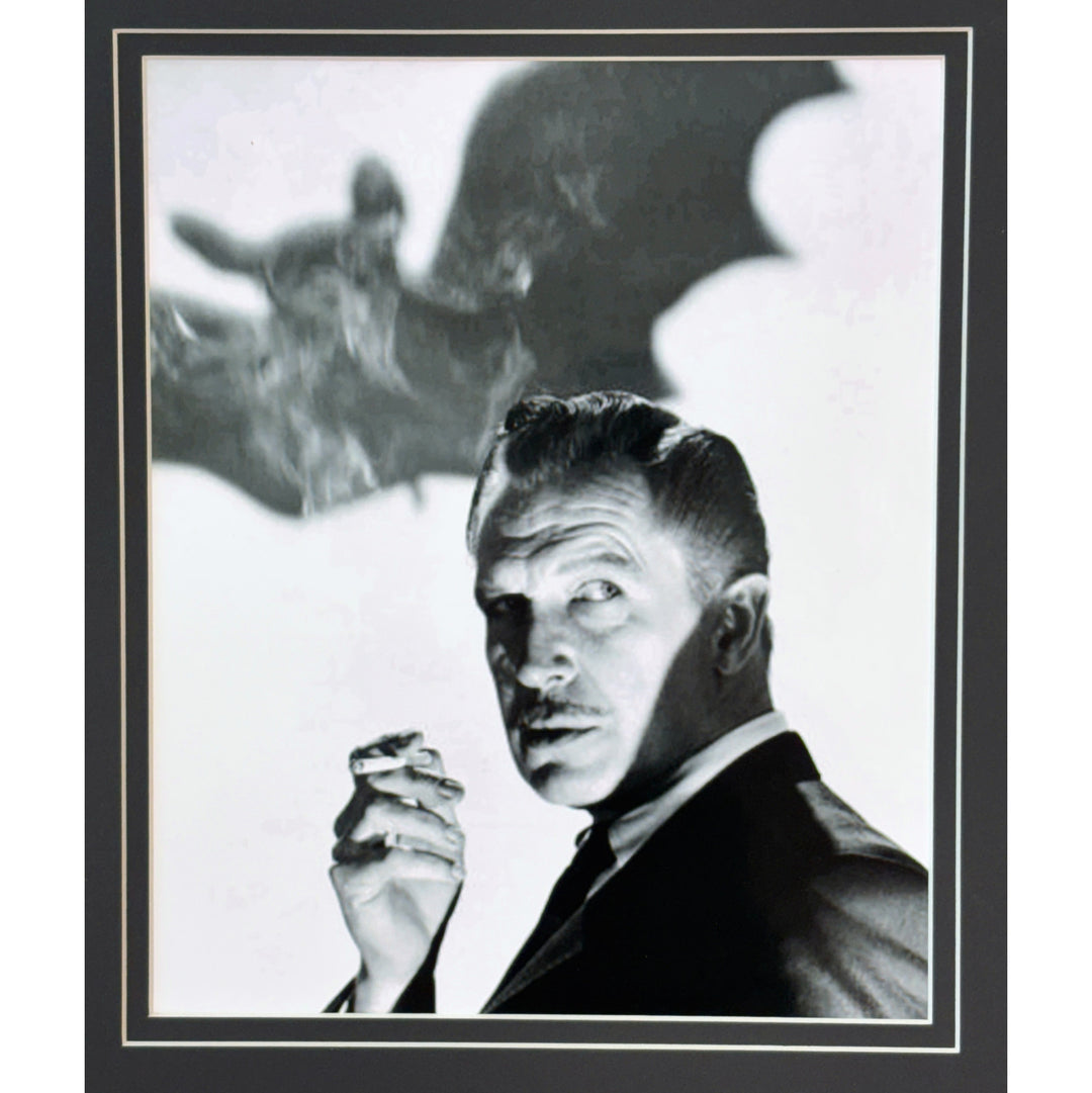 Vincent Price Autographed Framed Check PSA COA Hand Signed House of Wax