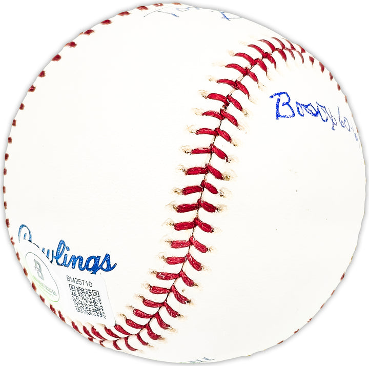 Tom Borland Signed MLB Baseball Boston Red Sox "Bosox 60-61" Beckett #BM25710