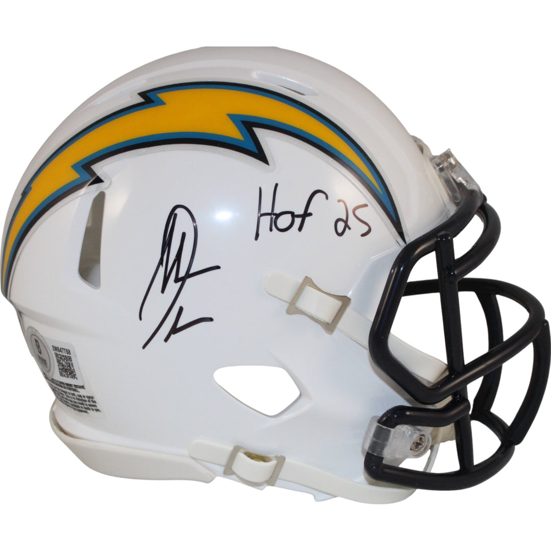 Antonio Gates Autographed San Diego Chargers TB Mini Helmet HOF Beckett 50263