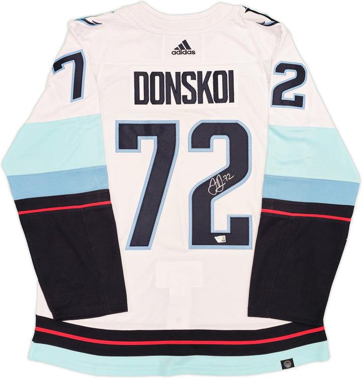 Kraken Joonas Donskoi Auto White Adidas Auth Jersey 54 Inaugural Season Fanatics
