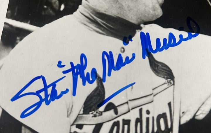 Stan Musial Duke Snider Signed 8x10 Framed Photo Cardinals Full Name Auto JSA