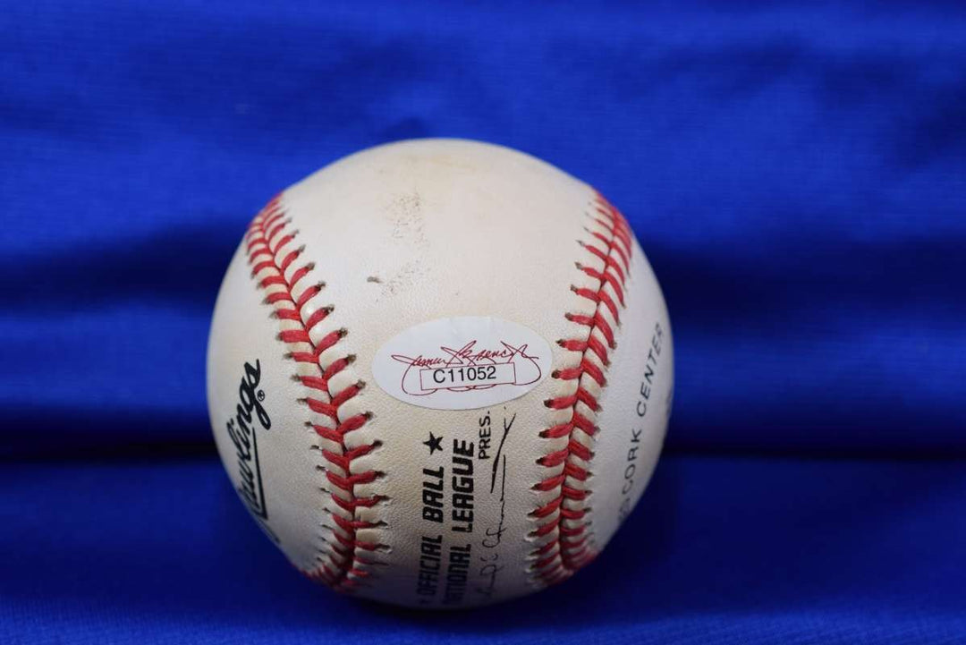 Ralph Brance Bobby Thomson JSA Coa Autograph National League Signed Baseball