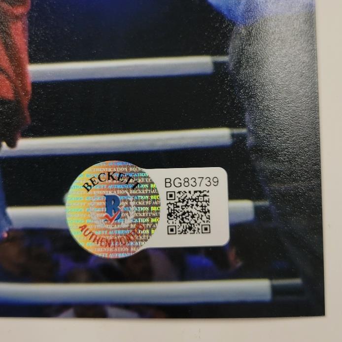 Yokasta Yoka Valle signed Boxing 8x10 photo #7 autograph ~ Beckett BAS Holo