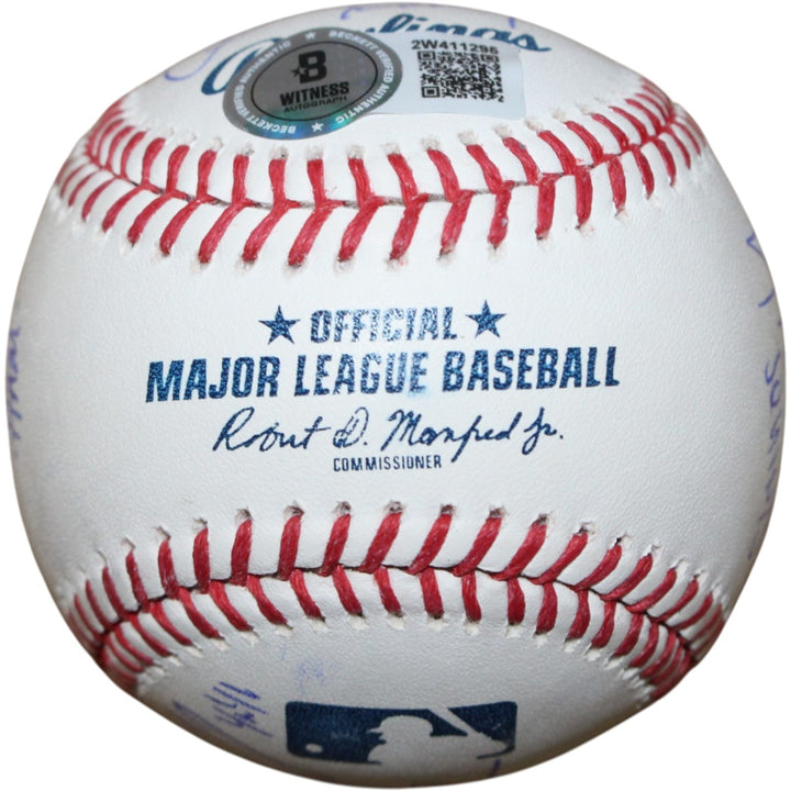 Sandlot Signed Babe Ruth OML Baseball Renna +6 Sigs Character Beckett 50748