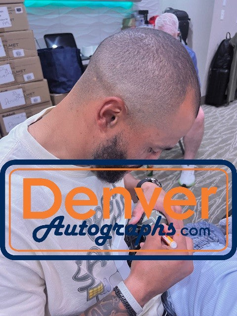 Dak Prescott Autographed/Signed Dallas Cowboys 22 STS Mini Helmet Beckett 56331