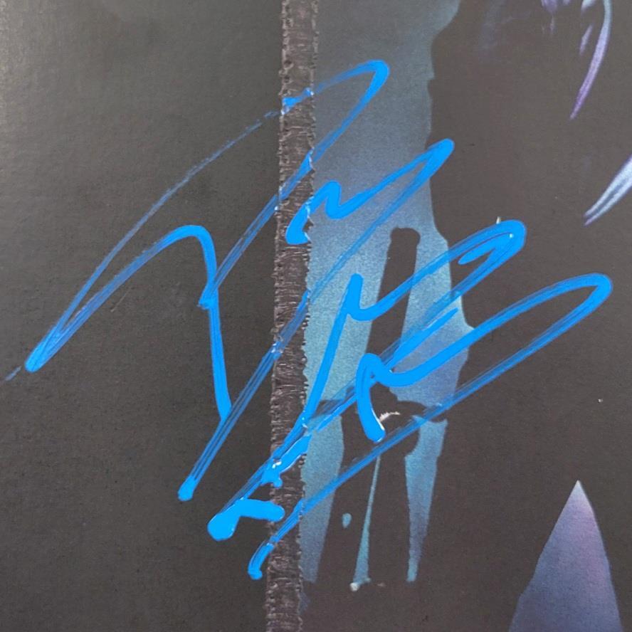 Post Malone signed Hollywood's Bleeding Vinyl Album Cover autograph Beckett BAS