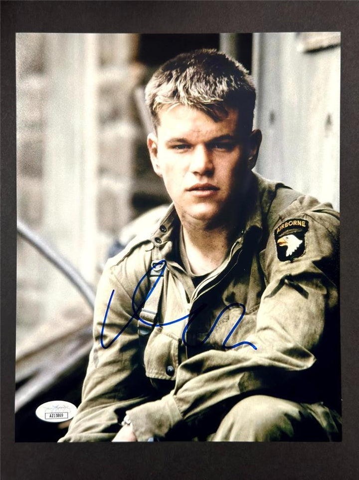 Matt Damon signed Saving Private Ryan 8x10 photo autograph (B) ~ JSA COA