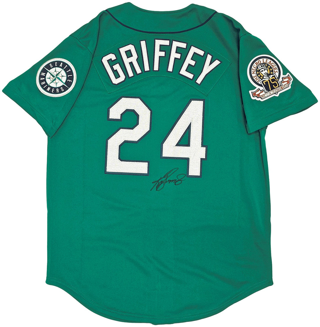 Seattle Mariners Ken Griffey Jr. Signed Teal Mitchell & Ness 1995 Cooperstown