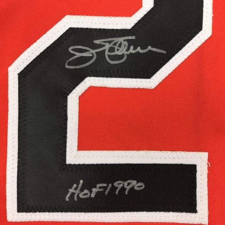 FRAMED Signed JIM PALMER 35x39 Baltimore Orange Jersey JSA COA Auto