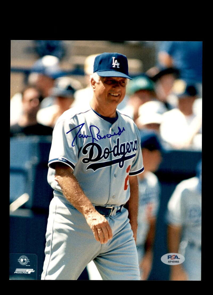 Tommy Lasorda PSA DNA Signed 8x10 Photo Autograph Dodgers