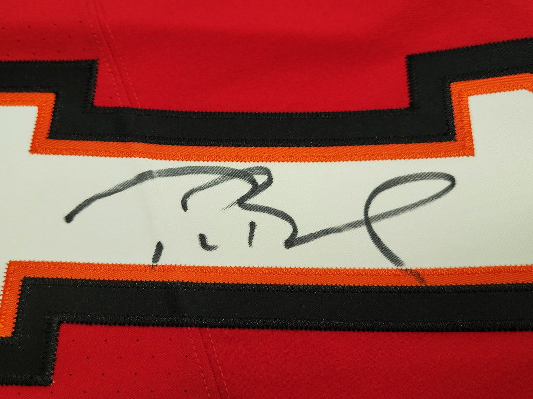 Buccaneers Tom Brady Signed Red Nike Vapor Elite Jersey Size 52 Fanatics Holo