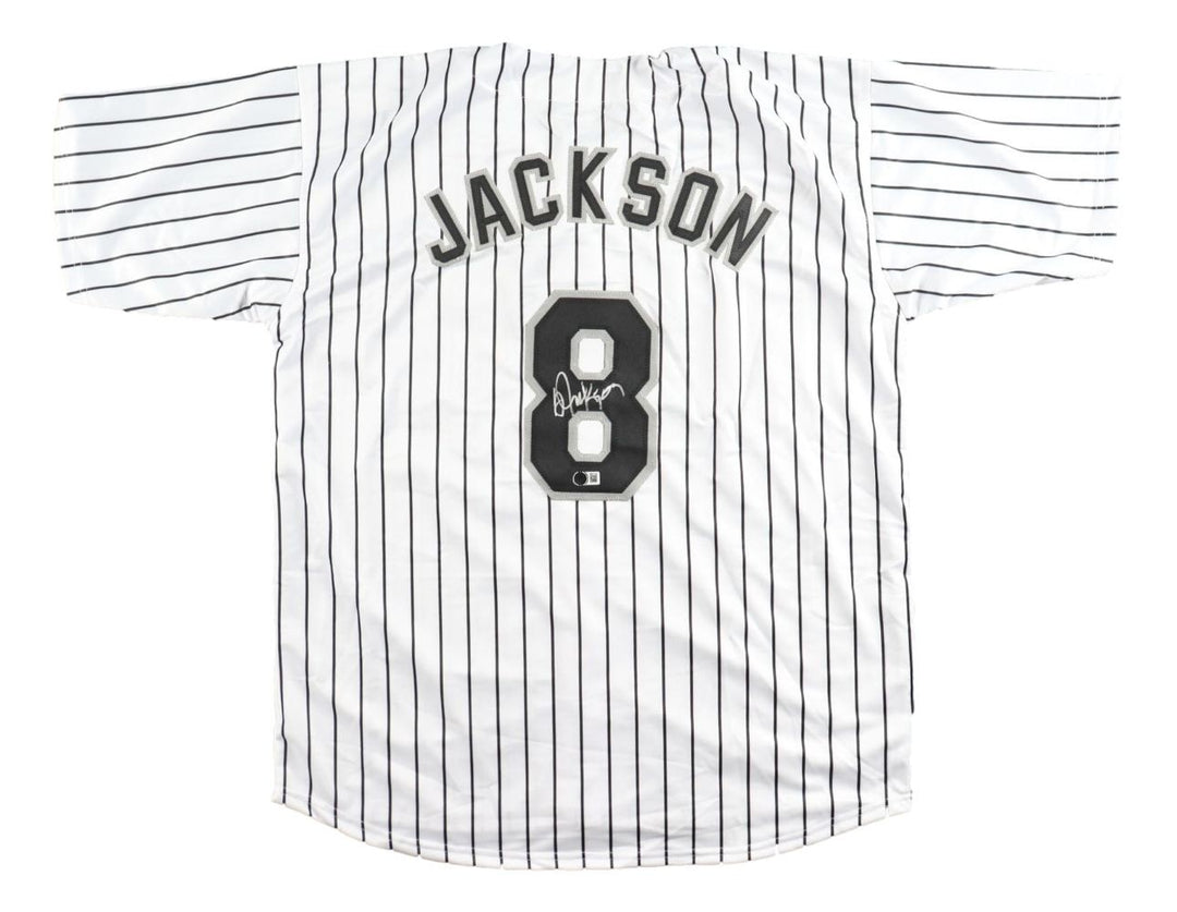 Bo Jackson Chicago Signed White Baseball Jersey BAS