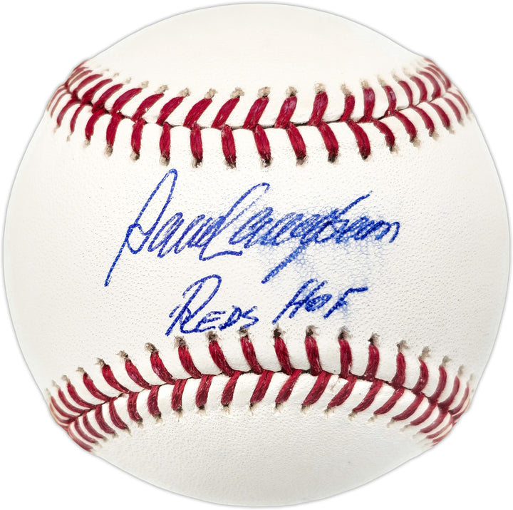 Dave Concepcion Auto MLB Baseball Reds "Reds HOF" (Smudged) Beckett Wit #W529094