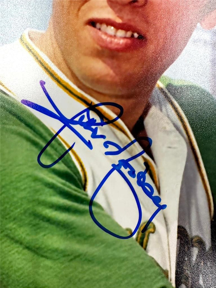 Rick Monday signed Oakland Athletics 8x10 Photo autograph ~ Beckett BAS