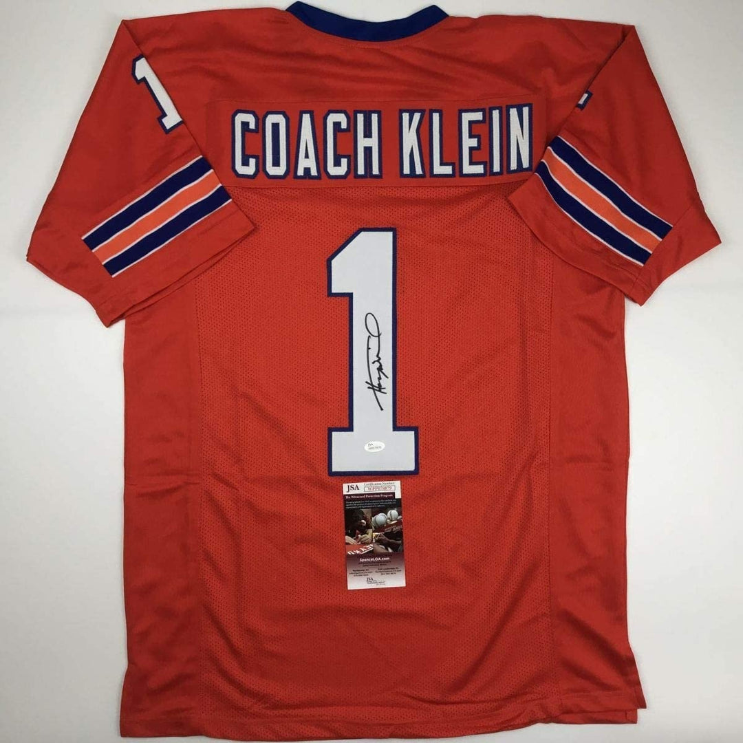 Signed HENRY WINKLER Coach Klein The Waterboy Jersey JSA COA Auto