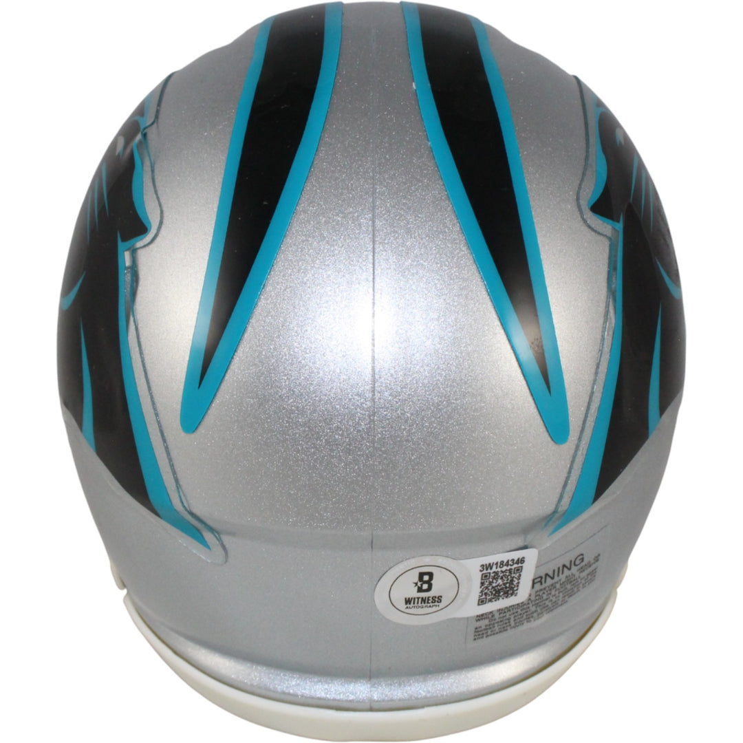 Julius Peppers Autographed Carolina Panthers Mini Helmet HOF Beckett 53655