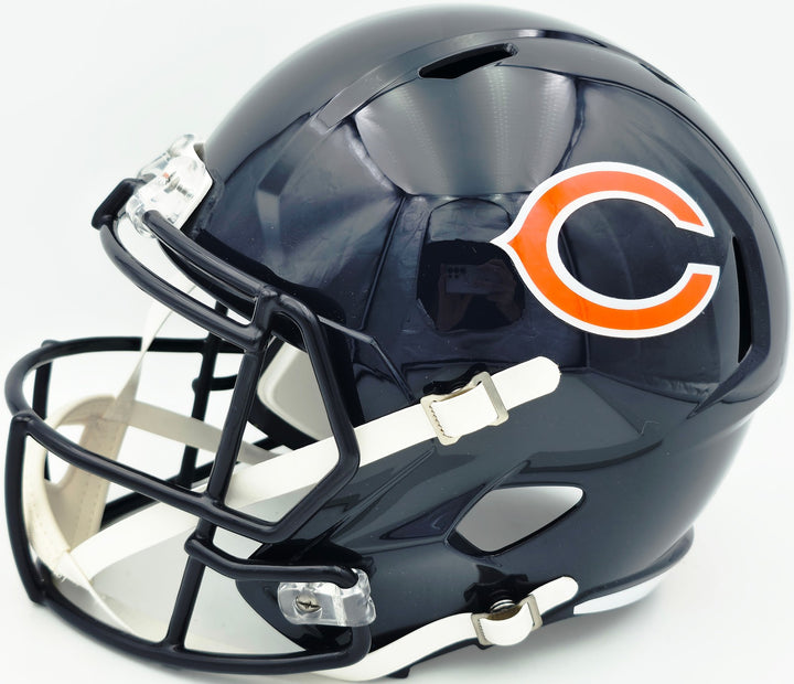Jay Cutler Signed Bears Blue Full Size Speed Replica Helmet Beckett Witness