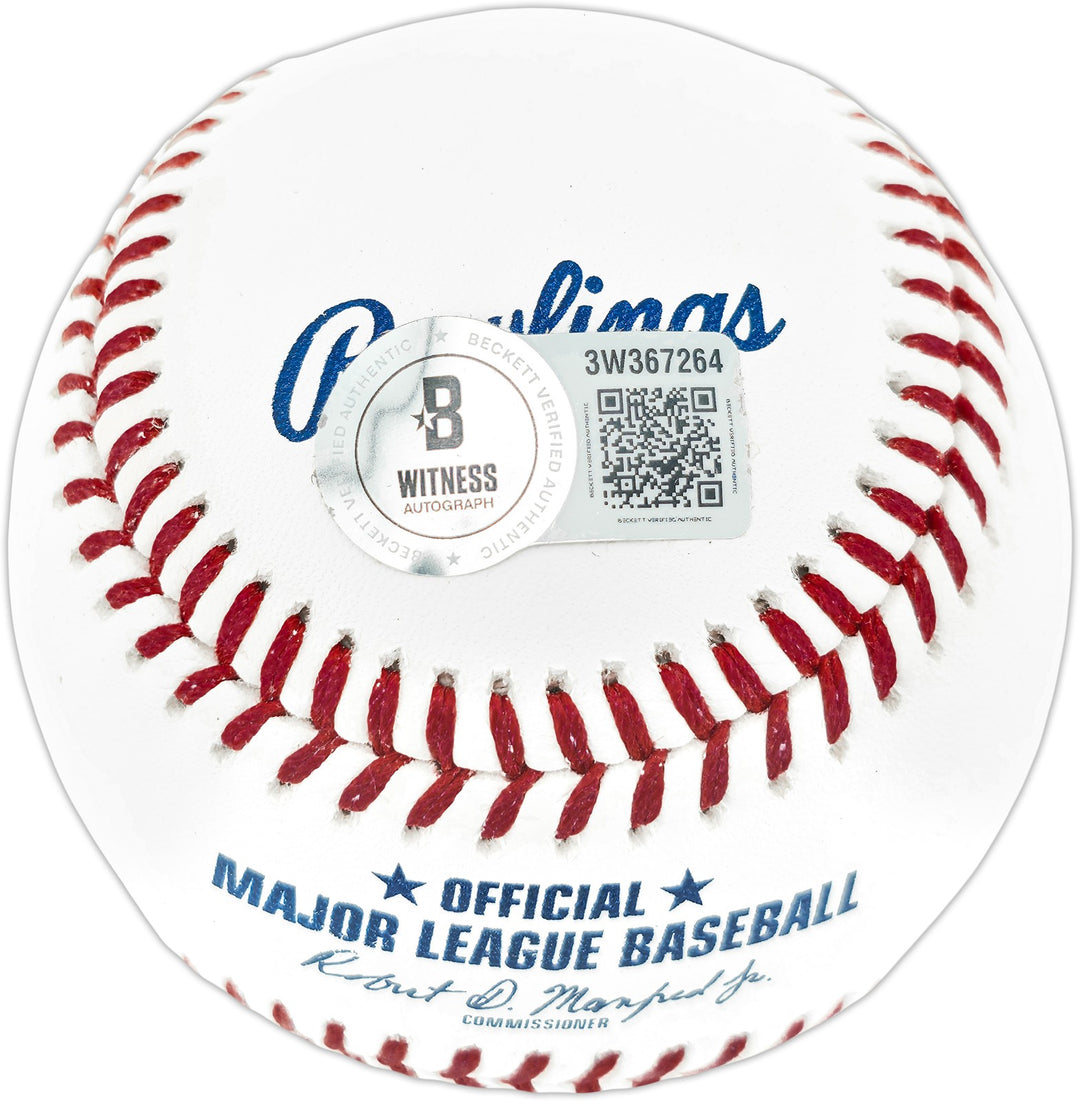 Sammy Sosa & Mark McGwire Auto MLB Baseball Cubs St. Louis Cardinals Beckett Wit