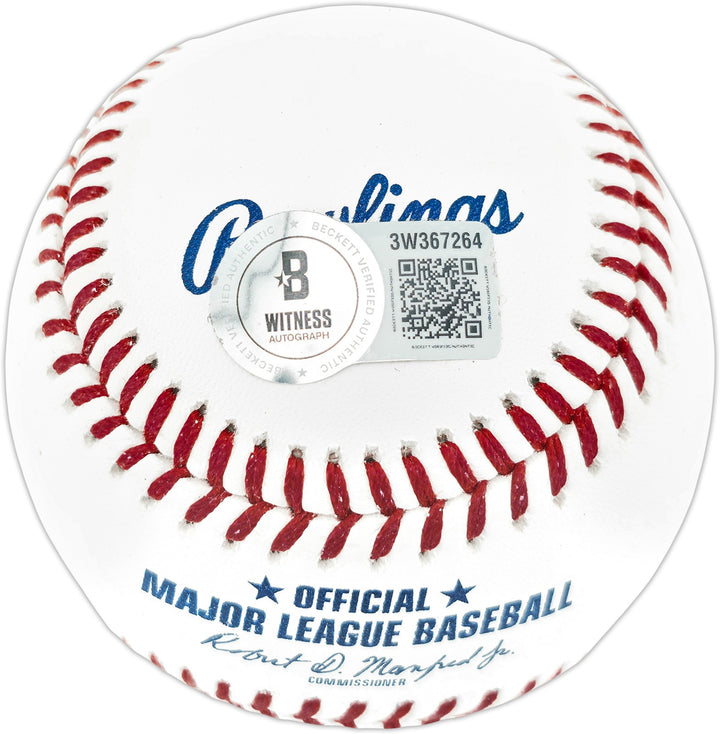 Sammy Sosa & Mark McGwire Auto MLB Baseball Cubs St. Louis Cardinals Beckett Wit
