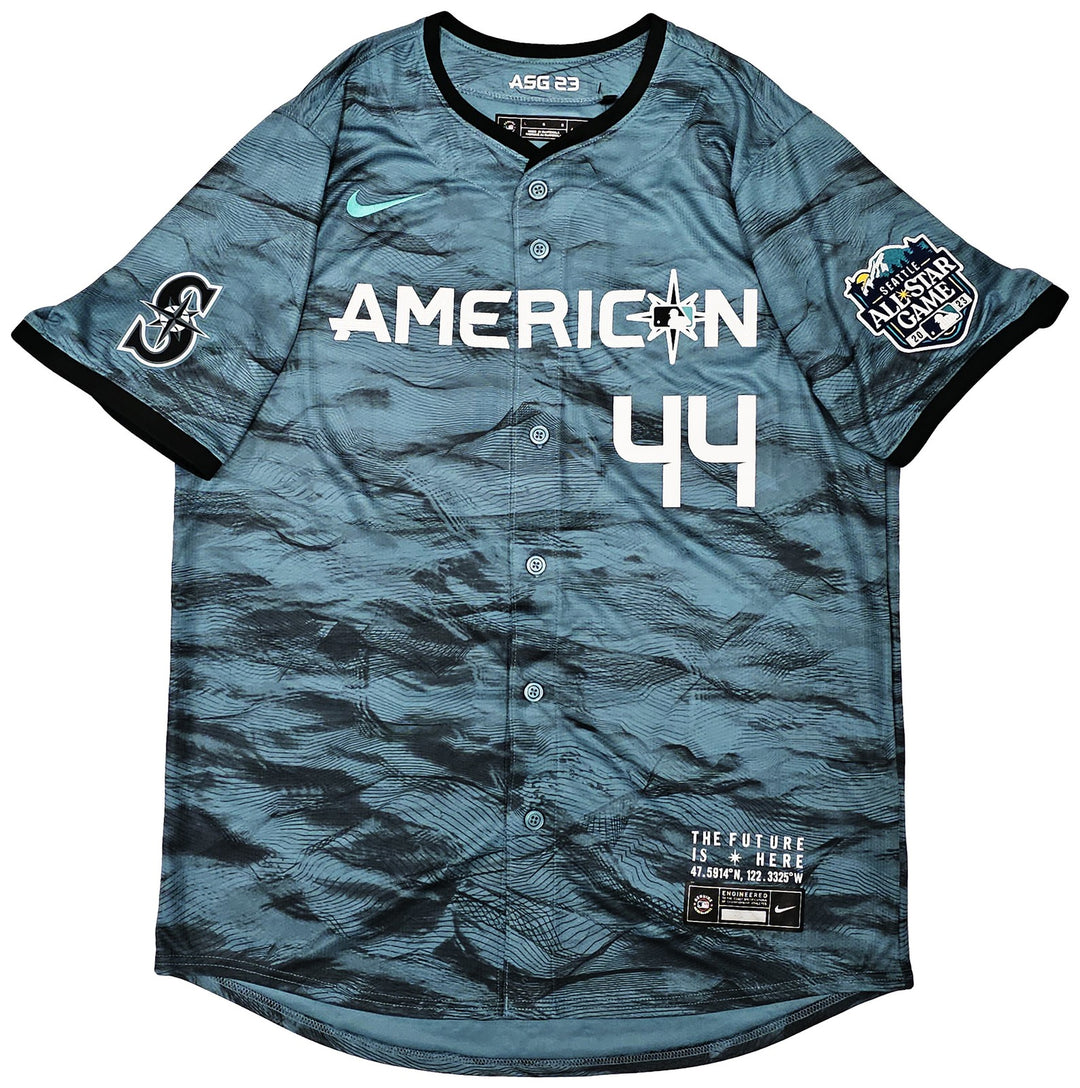 Mariners Julio Rodriguez Auto Teal Nike 2023 MLB ASG Jersey Sz L MLB & Fanatics