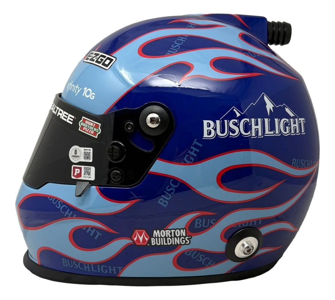 Kevin Harvick Signed NASCAR Busch Light Full Size Replica Racing Helmet BAS