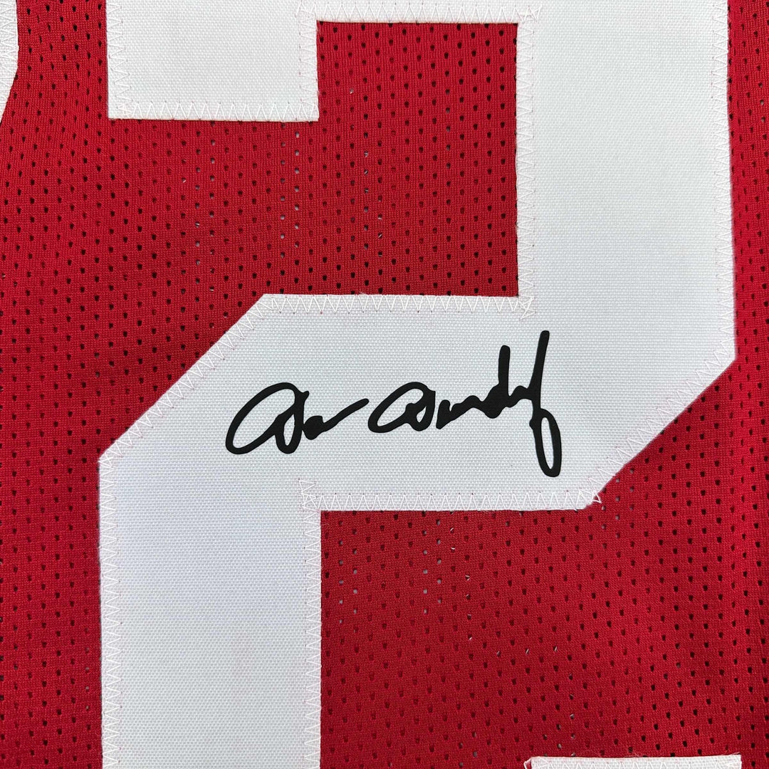 Facsimile Autographed Dan Dierdorf St. Louis Arizona Red Reprint Jersey Men's XL