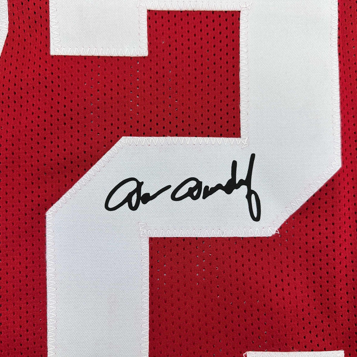 Facsimile Autographed Dan Dierdorf St. Louis Arizona Red Reprint Jersey Men's XL