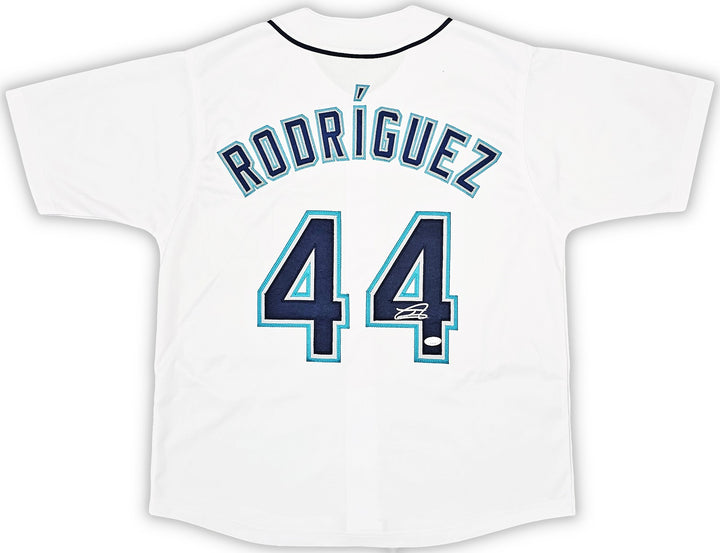 Seattle Mariners Julio Rodriguez Autographed Signed White Jersey JSA