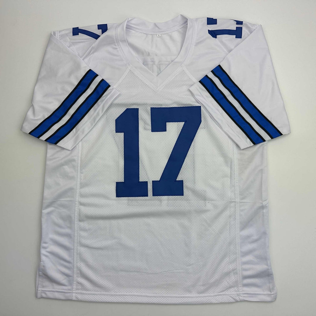 Autographed/Signed Brandon Aubrey Dallas White Jersey Beckett BAS COA