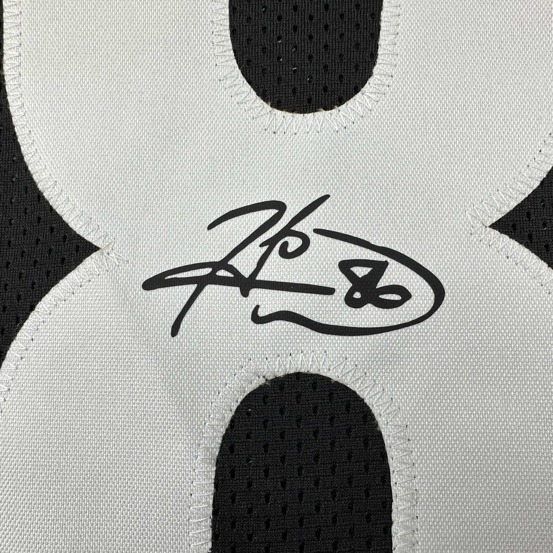 Facsimile Autographed Hines Ward Pittsburgh Black Reprint Jersey Size Men's XL
