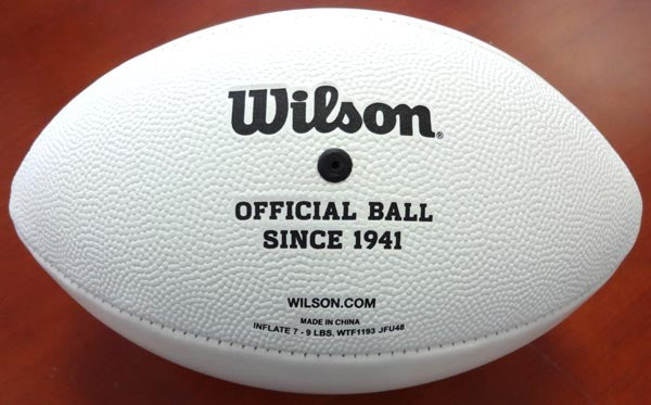 Byron Maxwell Signed White Logo Football Seattle Seahawks MCS Holo
