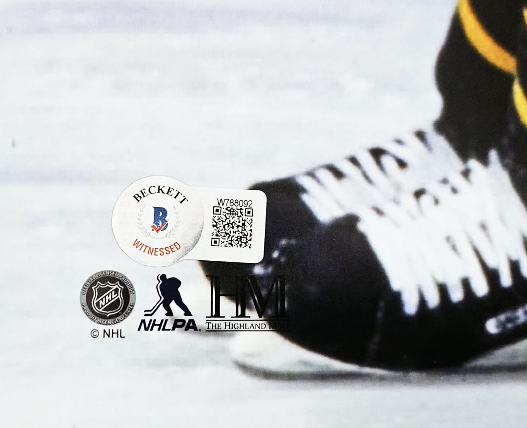 Jaromir Jagr Autographed Signed 16x20 Photo Pittsburgh Penguins Beckett Witness