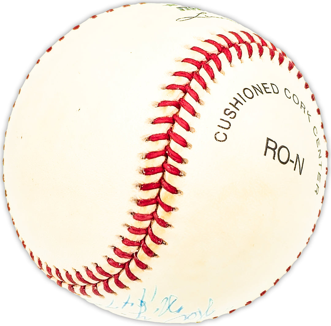 Wes Westrum Autographed Signed NL Baseball Giants "1947-57" Beckett QR #BM25384