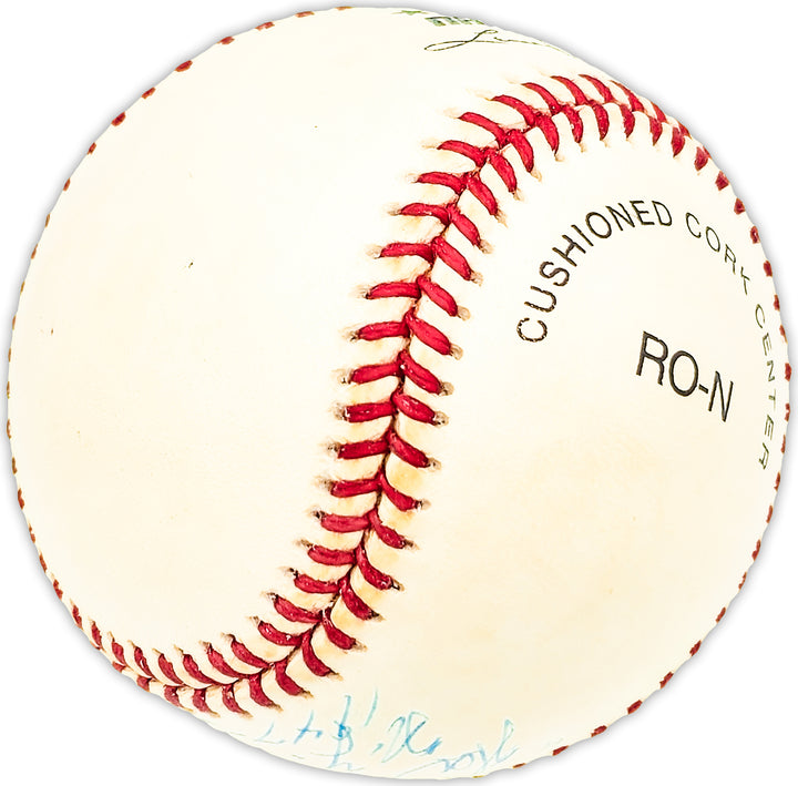 Wes Westrum Autographed Signed NL Baseball Giants "1947-57" Beckett QR #BM25384