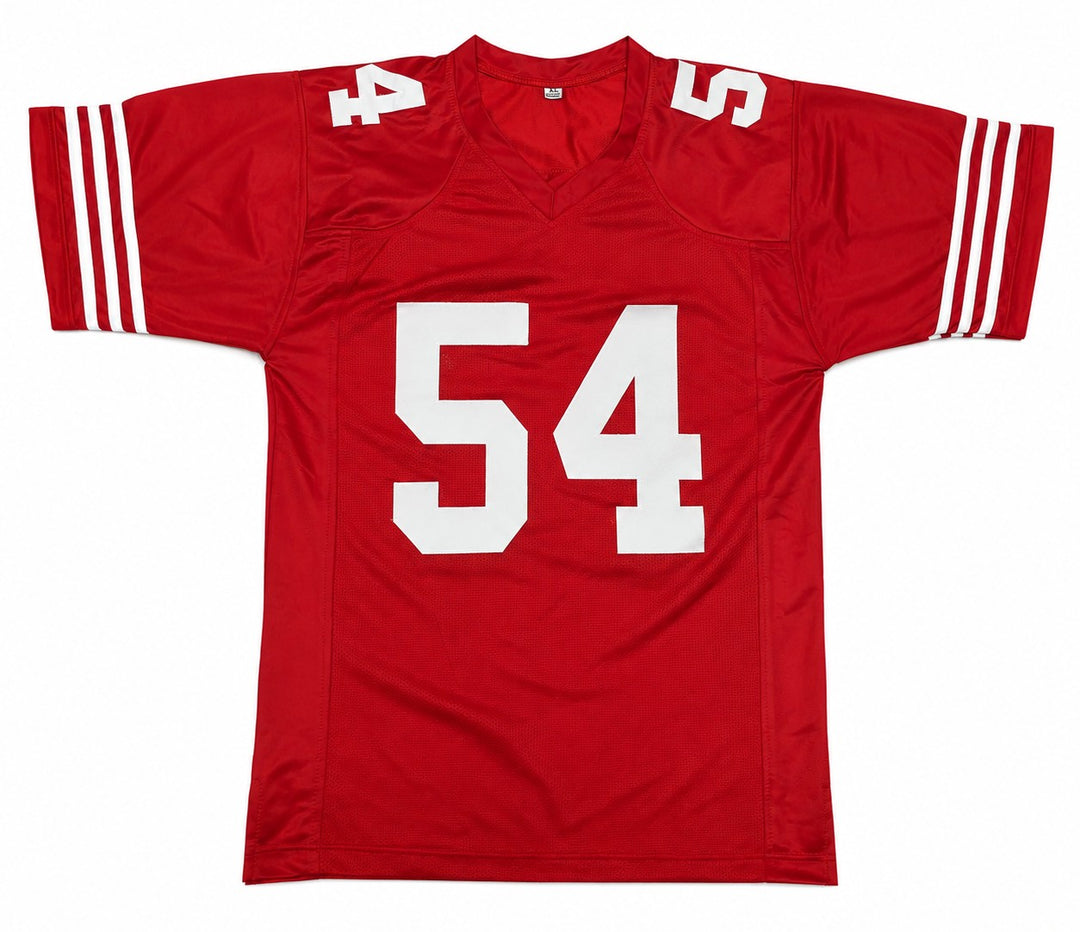 San Francisco 49ers Fred Warner Signed Red Jersey Beckett BAS QR