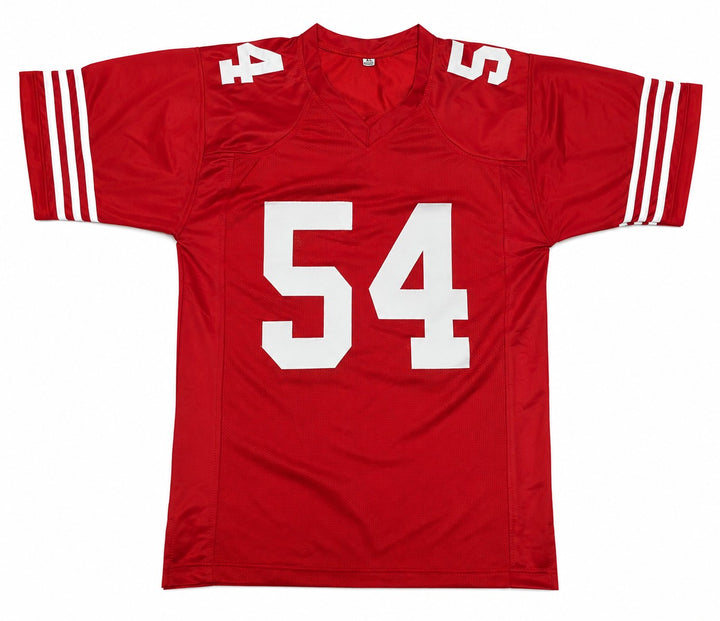 San Francisco 49ers Fred Warner Signed Red Jersey Beckett BAS QR