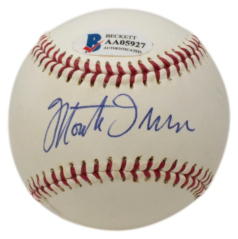 Willie Mays Monte Irvin Dual Signed Giants Baseball BAS LOA AA05927
