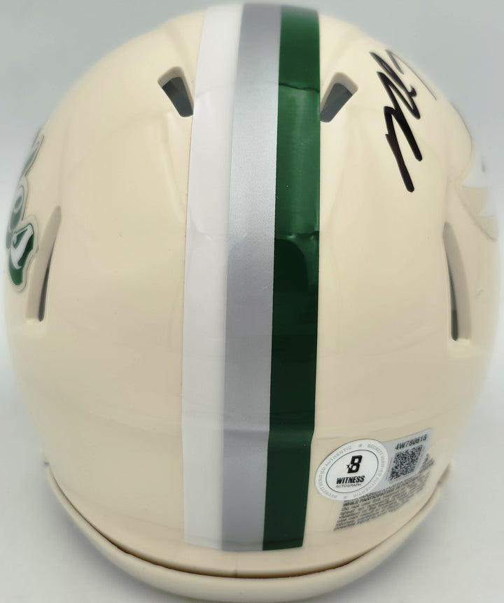 Michael Vick Signed Philadelphia Eagles Cream Retro Speed Mini Helmet