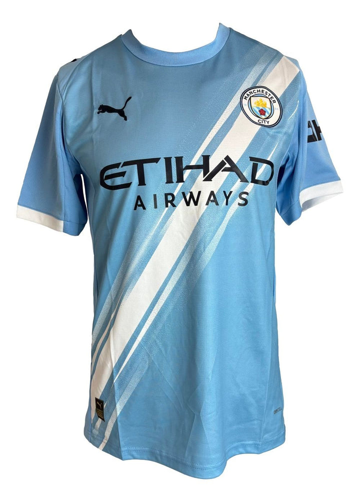 Savinho Signed Manchester City Puma Soccer Jersey BAS