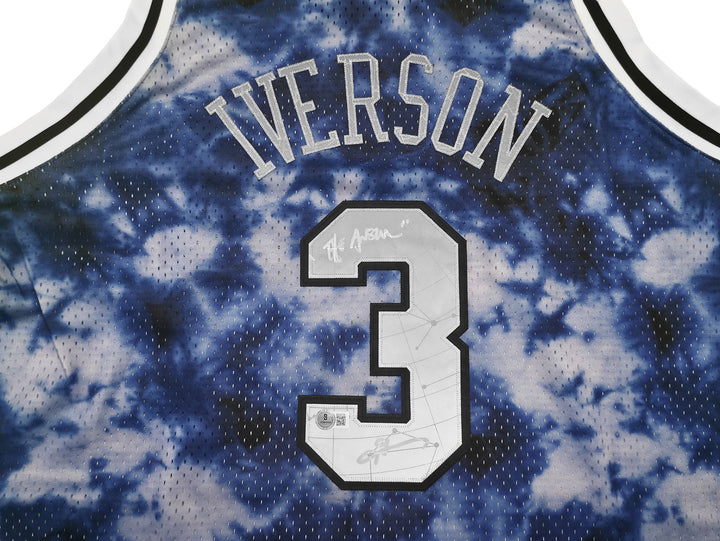 Allen Iverson Signed Mitchell & Ness 1996-97 Jersey "The Answer" Beckett 253252