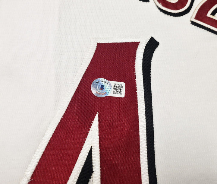 Cincinnati Reds Elly De La Cruz Signed White Nike Jersey Size XL Beckett Witness