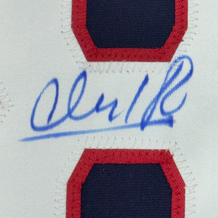 Framed Autographed/Signed Kirill Marchenko 35x39 Columbus Blue Jersey JSA COA