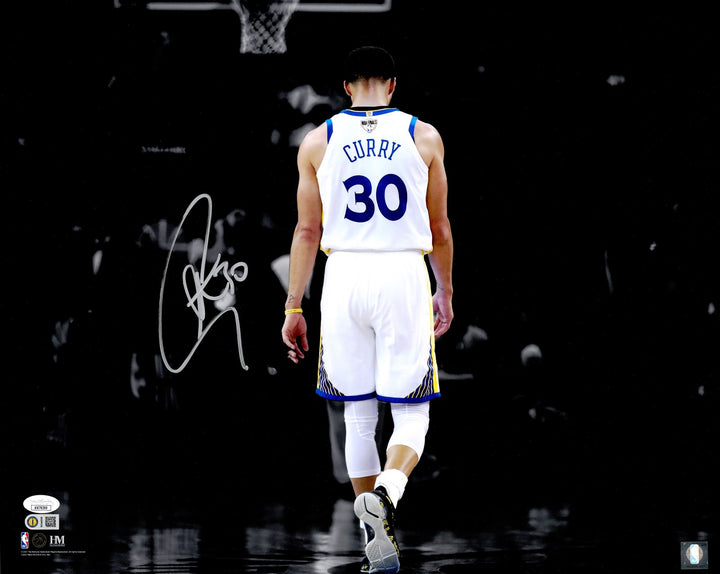Stephen Curry Signed Framed 16x20 Photo Golden State Warriors Spotlight JSA