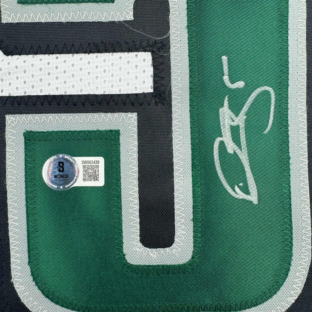 Autographed/Signed Donovan McNabb Philadelphia White Jersey JSA COA