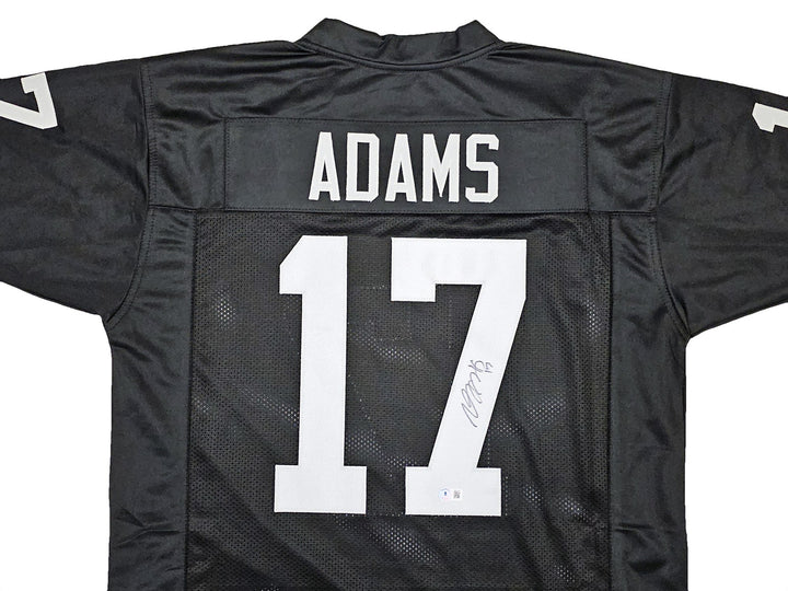 Las Vegas Raiders Davante Adams Signed Black Jersey Beckett Witness
